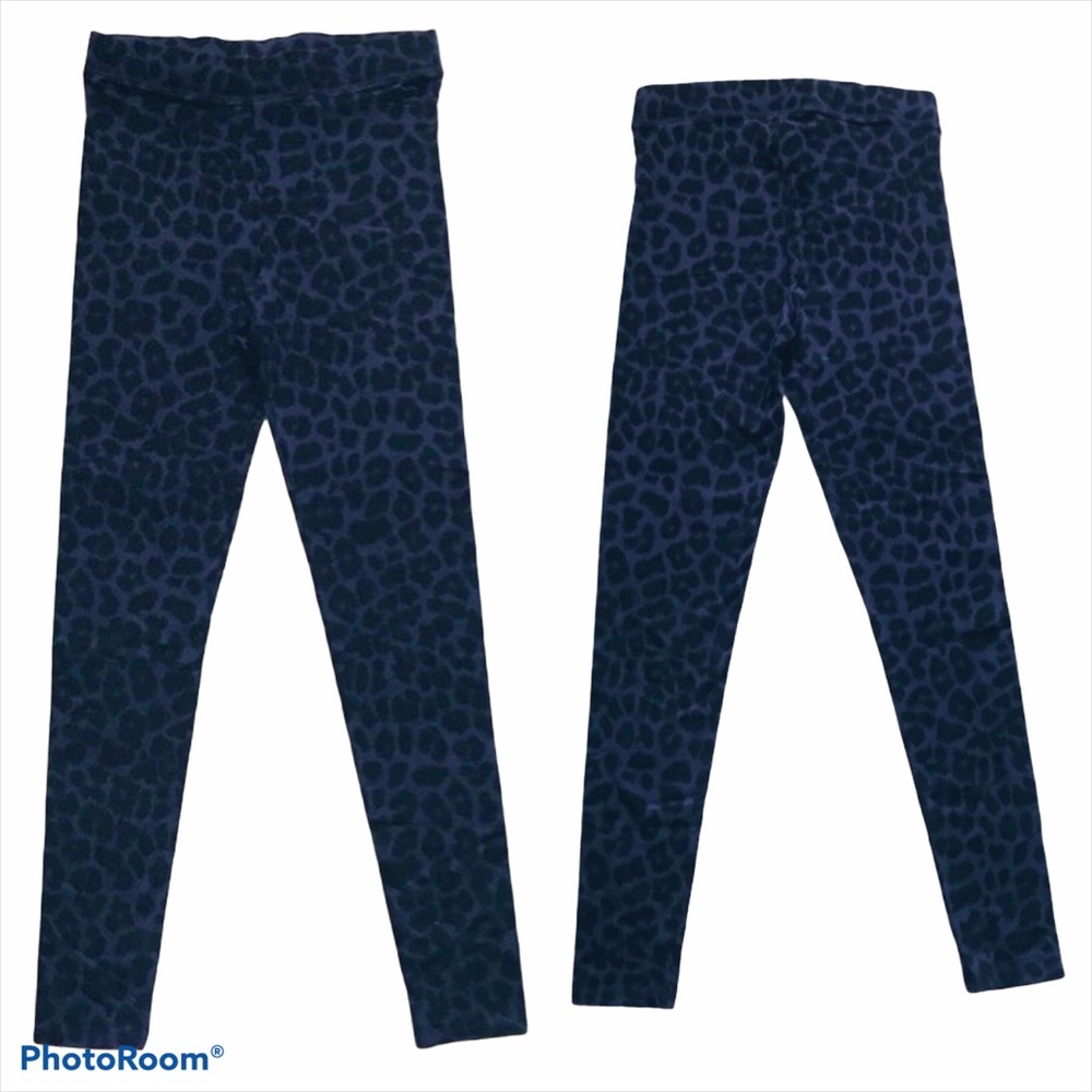 VS PINK Leopard Print Leggings Blue Small